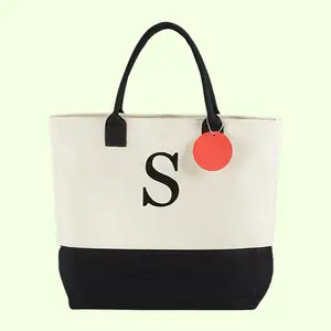 monogrammed tote bag